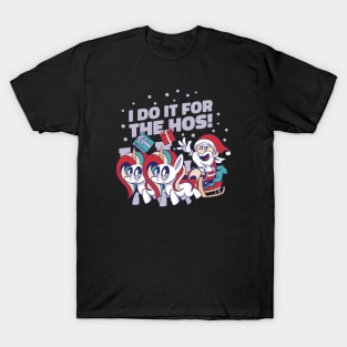 Unicorn Power: Santa and His Magical Helpers Bring Christmas Cheer! T-Shirt